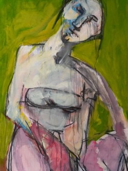 Acryl on canvas 150x85 cm